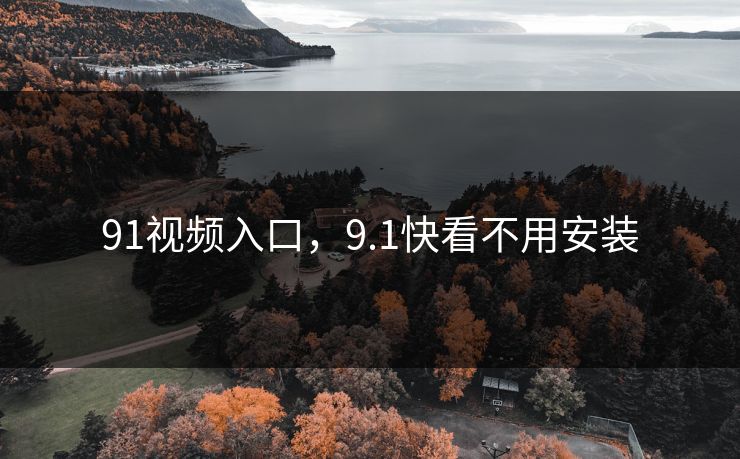 91视频入口，9.1快看不用安装